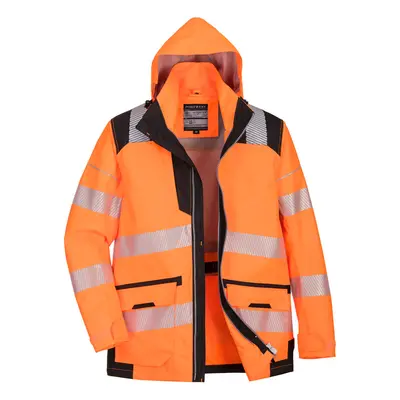 (Orange/Black, XL) Portwest PW3 Hi-Vis 5in1 Jacket