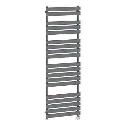 (1800x600mm, Anthracite) NRG Pre-Filled Electric Heated Towel Rail Bathroom Radiator Thermostati