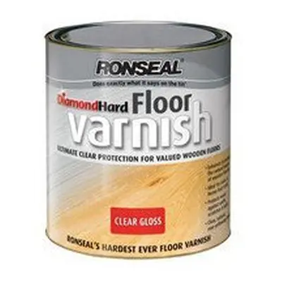 Ronseal DHFVG25L 2.5L Diamond Hard Floor Varnish Gloss