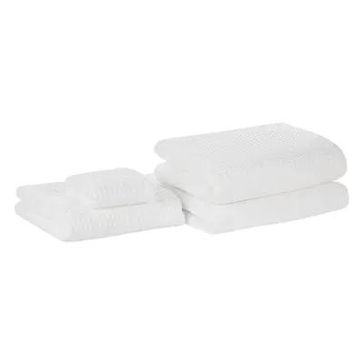 Set of Towels ATAI Cotton White