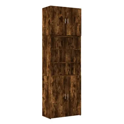 (smoked oak) vidaXL Highboard Sideboard Cabinet Storage Cupboard Sonoma Oak Engineered Wood