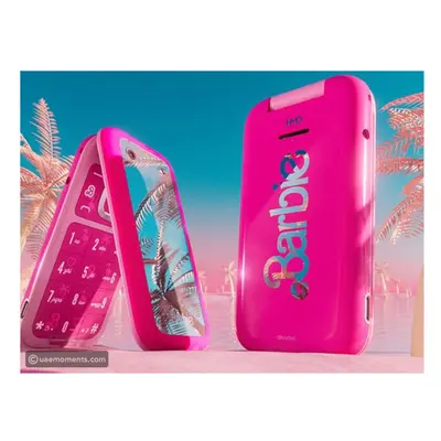 HMD Barbie Pink Mobile Flip Phone (unlocked )