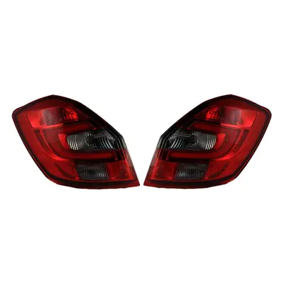 For Skoda Fabia Ii 2007+ Red / Smoke LED Rear Tail Lights Lamps Indicators Set