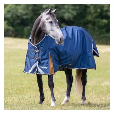 (7' 3", Navy) Highlander Plus Lite Horse Turnout Rug