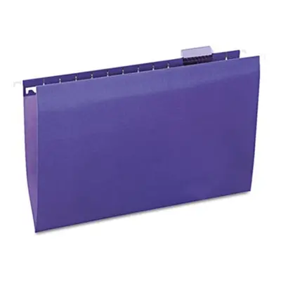 Universal Hanging File Folders- 1/5 Tab- Point Stock- Legal- Violet- 25/Box