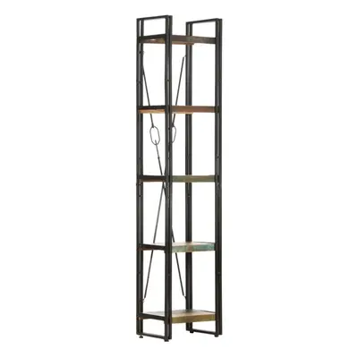 vidaXL 5-Tier Bookcase 40x30x180 cm Solid Reclaimed Wood