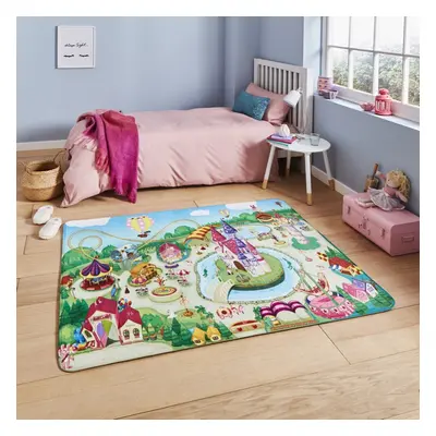 (120x160cm) Inspire G2394 Rugs in Multi Kids Magical Kingdom Bright Fun Children Mats