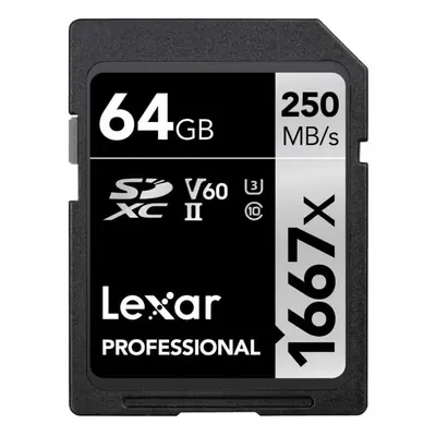 Lexar Professional 1667x SDXC UHS-II Card 64GB