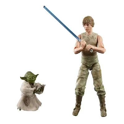 Official Star Wars Black Series Deluxe Luke Skywalker and Yoda Training Figure Set