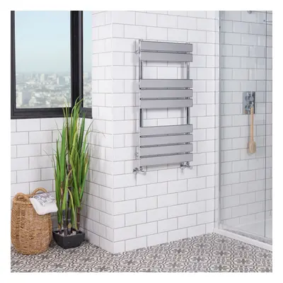 Juva x 500mm Chrome Flat Panel Heated Towel Rail