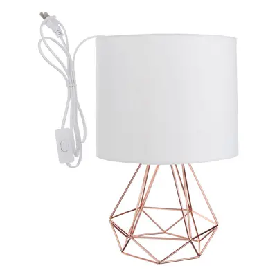 (Type B) Hollowed Out Modern Living-room Bedroom Bedside Table Lamp Desk Lamp With Shade