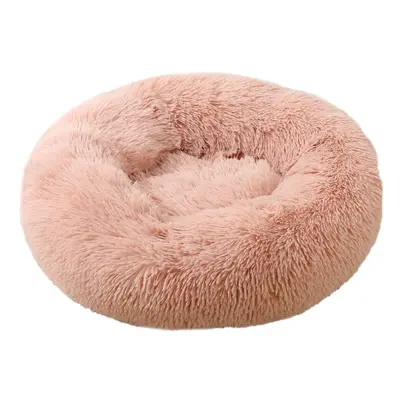 (Pink, 70*20cm) Pet Bed Winter Warm Sleeping Bed for dogs Kennel Dog Round Cat Long Plush Puppy 