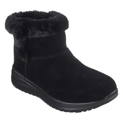 (7 UK, Black) Skechers Womens/Ladies On The GO Stellar Suede Waterproof Ankle Boots