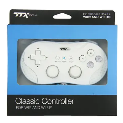 (White) WiiU TTX Classic Controller