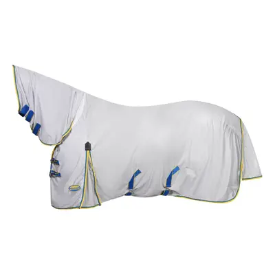 (5' 6", Silver/Blue/Lemon) Weatherbeeta Comfitec Zephyr Plus Combo Neck Horse Fly Rug