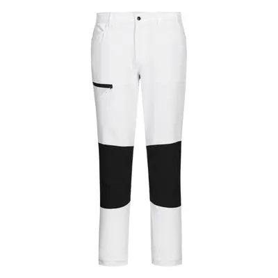 (46R, White) Portwest Mens WX2 Slim Work Trousers