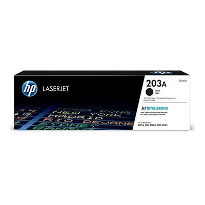 HP CF540A 203A Original LaserJet Toner Cartridge, Black, Pack of