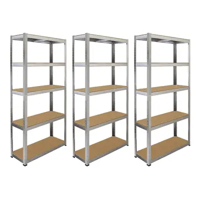 6 Silver Racking Units Tier Garage Storage Warehouse Shelving x x 180cm