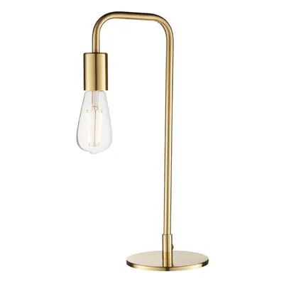 Modern Hangman Table Lamp Brass Industrial Metal Arm Bedside Desk Light Base