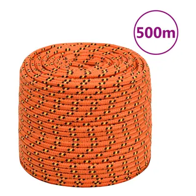 (orange, mm/ m) Marine Rope Dock Coil Boat Line Polypropylene Rope Multi Sizes Multi Colours