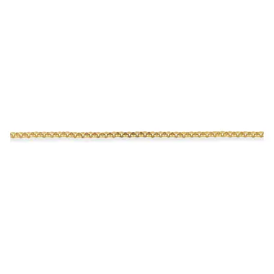 (16) Jewelco London 9ct Light Yellow Gold - Round Belcher Pendant Chain Necklace - 2.6mm gauge