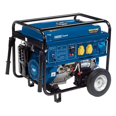 Draper Expert Petrol Generator with Wheels, 6000W