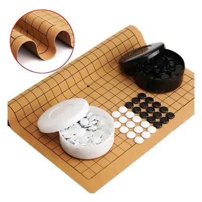 361PCS Weiqi Professional Go Game Suede Leather Sheet Chinese Play Fun