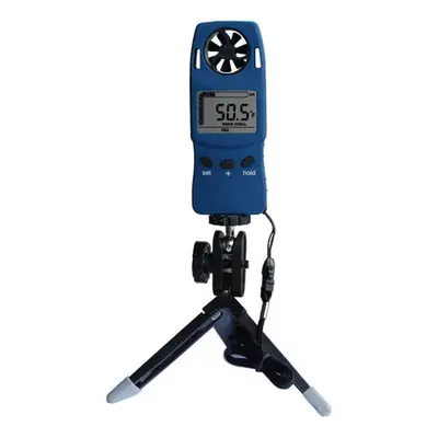 1 UNIT Of Weather Station Handheld Anemometer With Tripod Wind Speed Wind Chill Thermometer