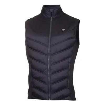 (M, Navy) Calvin Klein Mens Performance Hybrid Wicking Golf Gilet