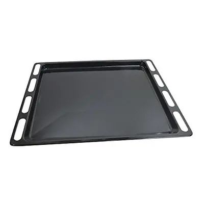 Genuine Whirlpool Enamelled Oven Baking Tray (Drip Tray) 360x447x20mm