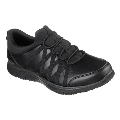 (6 UK, Black) Skechers Womens/Ladies Ghenter Dagsby Leather Safety Shoes