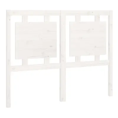 (white, 125.5 x x cm) vidaXL Bed Headboard Home Bedroom Decorative Bed Header Panel Solid Wood P