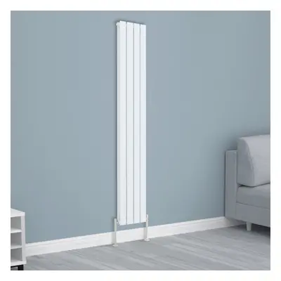 (1800x272mm Double, White) NRG Horizontal Vertical Flat Panel Designer Radiator Central Heating 