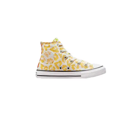 (672089C-11) Converse Leopard Chuck Taylor Junior All Star