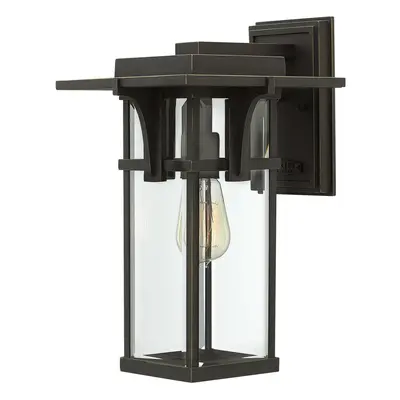 Outdoor IP44 Wall Light Oil Rubbed Bronze LED E27 100W d01363