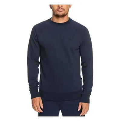 (S, Navy) Quiksilver Mens Essentials Raglan Crew Neck Pullover Sweater Hoodie Sweatshirt