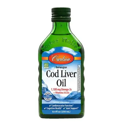 Norwegian Cod Liver Oil, 1100mg Unflavored - ml.