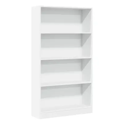 (white, x x cm) vidaXL Book Cabinet Display Rack Bookshelf Storage Shelf Rack Engineered Wood