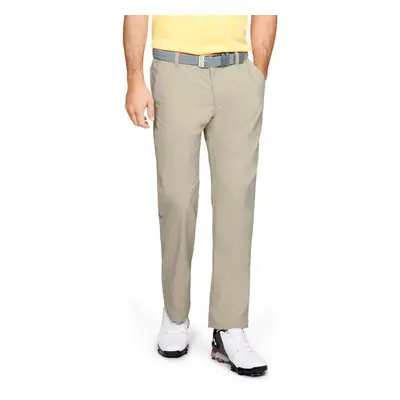 (30-34, Khaki Base) Under Armour Mens EU Performance Taper Stretch Sweat Wicking Golf Trousers