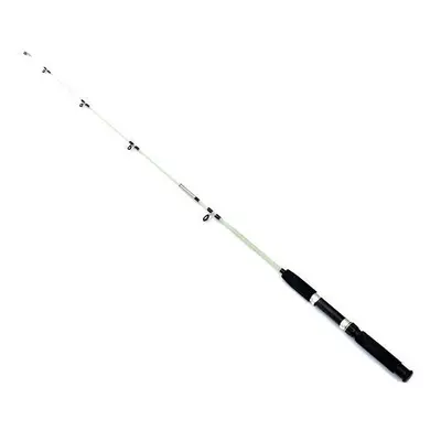 (1.35M) Transparent Solid Fiber Glass Fishing Rod 1.35M 1.5M 1.65M Sections Sea Fishing Pole