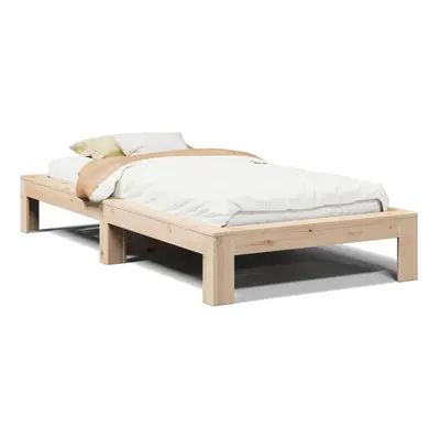 vidaXL Bed Frame without Mattress Bed Base Bedstead 90x200 cm Solid Wood Pine