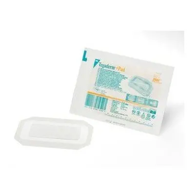 Tegaderm + Pad Transparent Film Dressing with Non-Adherent Pad 5cm x 7cm (Pack of 50)