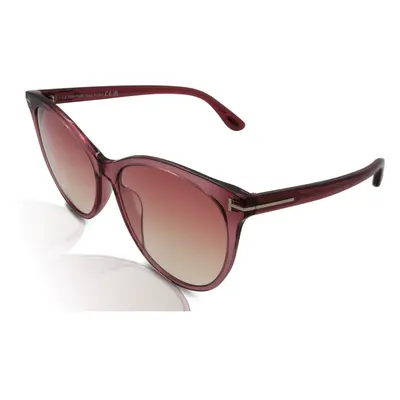 Tom Ford FT0787 Maxim Women's Sunglasses 72T Transparent Pink/Bordeaux