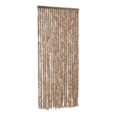 (beige and dark brown, x cm) vidaXL Fly Curtain Door Curtain Fly Screen Fly Blind Insect Curtain