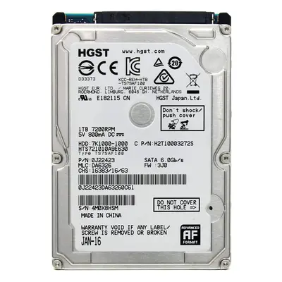 HGST Travelstar 7K1000 2.5-Inch 1TB RPM SATA III 32MB Cache Internal Hard Drive 0J22423