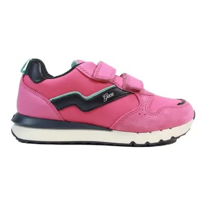 (1 (Children's)) Fastics | Fuchsia/Navy | Childrens Rip Tape Trainers