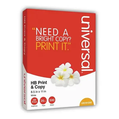 Universal UNV91205 lbs Multipurpose Paper, Bright White - Reams per Case