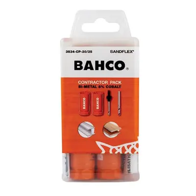 Bahco 3834-CP-20/25 Contractor's Bi-Metal Holesaw Set, Piece