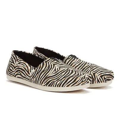 (5) TOMS Alpargata Liger Print Womens Beige Espadrilles