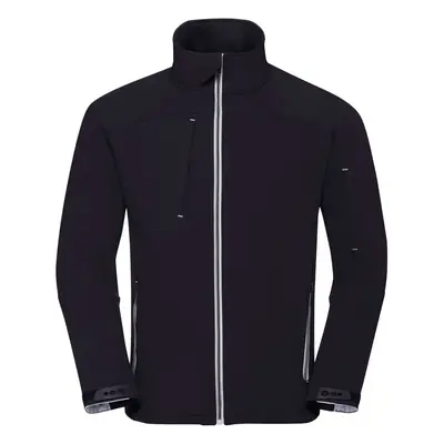 (M, French Navy) Russell Mens Bionic Soft Shell Jacket